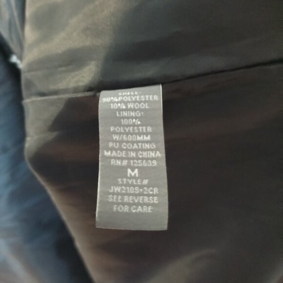 Charlotte Russe Women's Knit Houndstooth Wool Blend Coat Size Medium - Picture 7 of 8